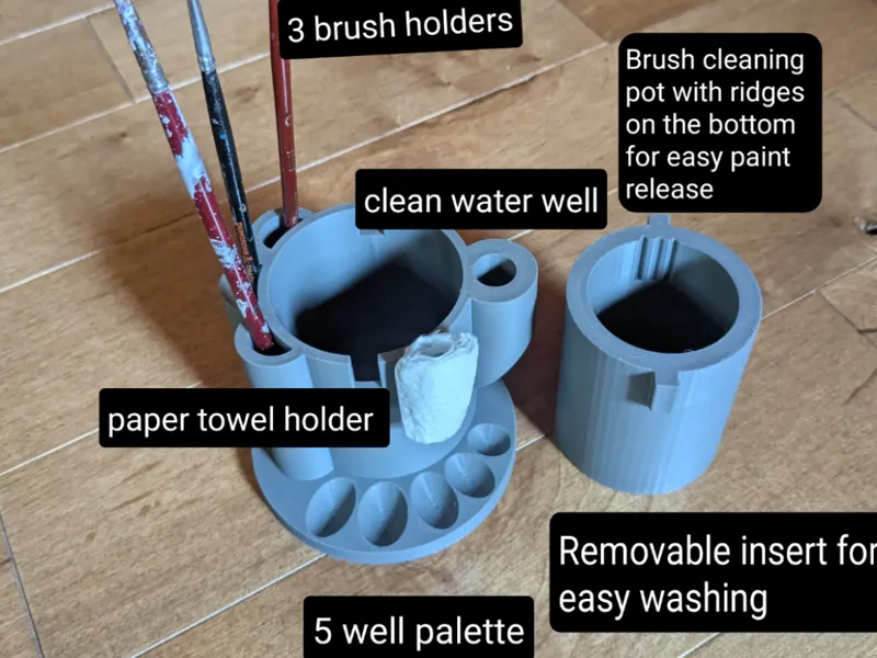 Paint Pal multipurpose water pot for painting