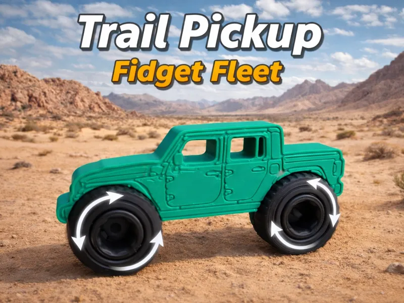 Trail Pickup – Fidget Fleet Print-in-Place wheels