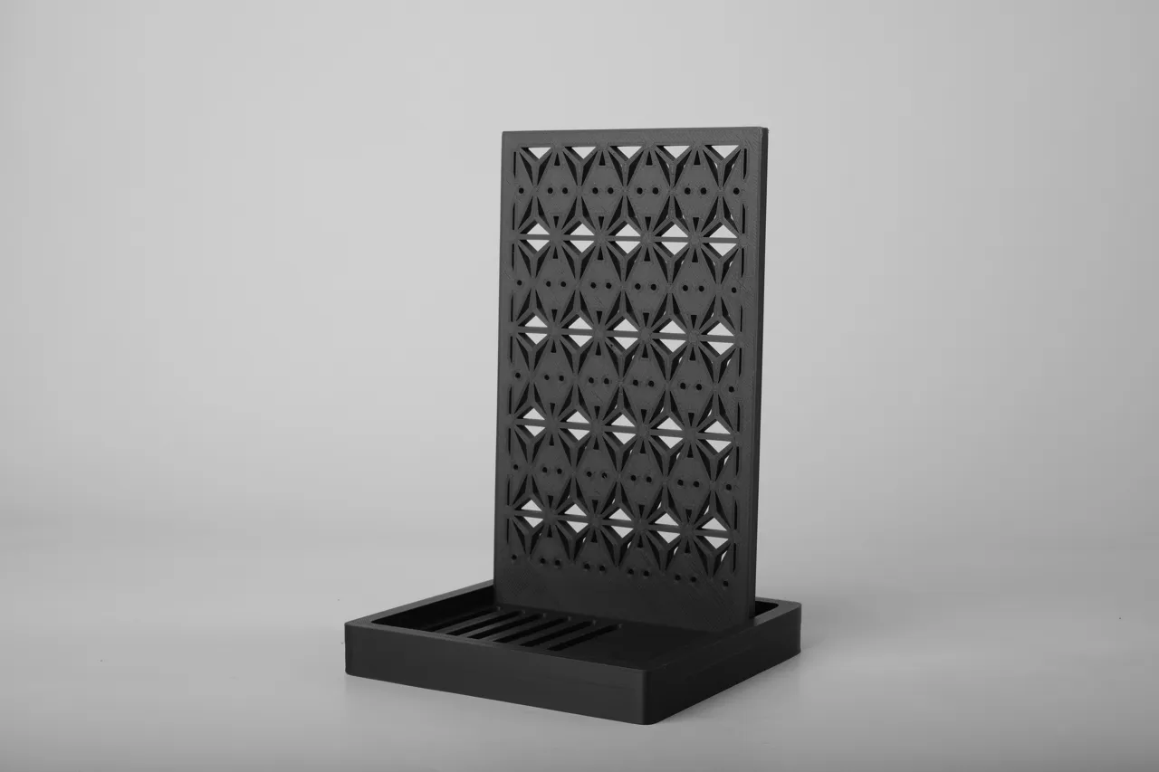 Geometric Lattice Earring Stand — Jewelry Display view 2