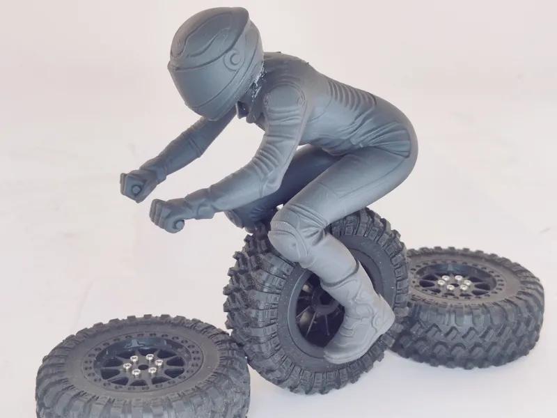 Female motor rider 