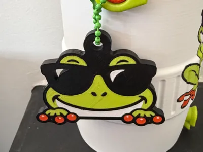 Frog Keychain Tab Opener
