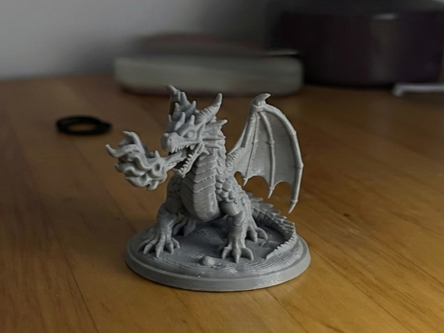 Fire Breathing Fantasy Dragon