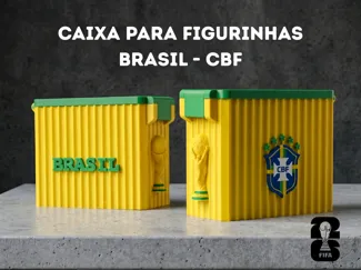 Caixa Para Figurinhas Álbum Copa Do Mundo 2026 CBF