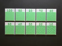 Top Surface Density Test - All Patterns