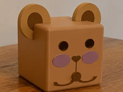 Father's Day Bear Gift (Print In Place)