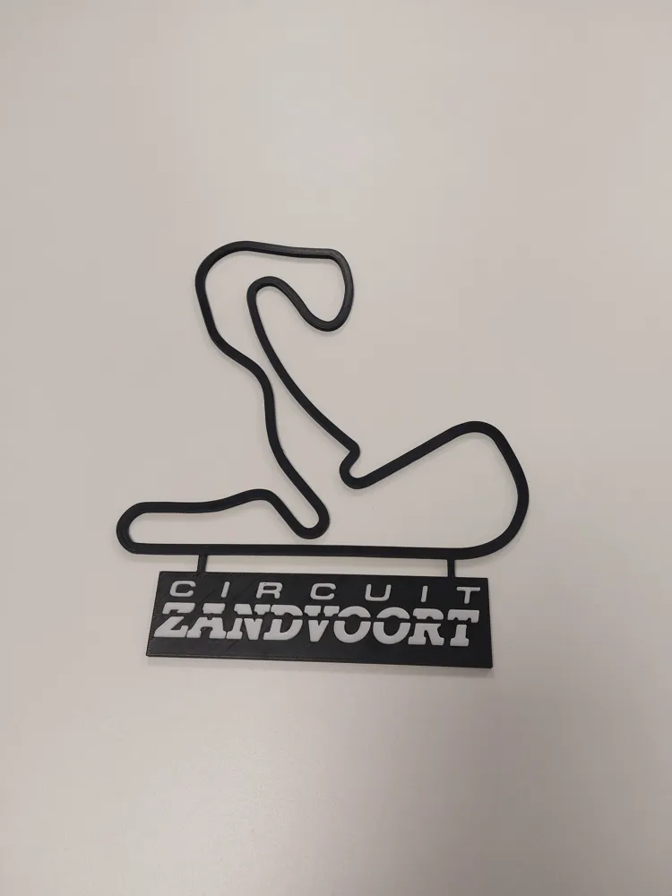 Zandvoort F1 Circuit Netherlands track layout by Nerdherderz MakerWorld ...