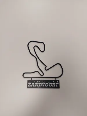 Zandvoort F1 Circuit Netherlands track layout by Nerdherderz MakerWorld ...