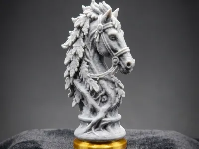 The Luxury Knight - Professional 50mm Chess Piece