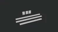 all 3 linear rails with carriages