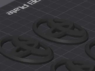 3rd Gen Prius Wheel Rim Hub Logo 