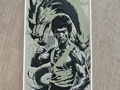 Hueforge Bruce Lee