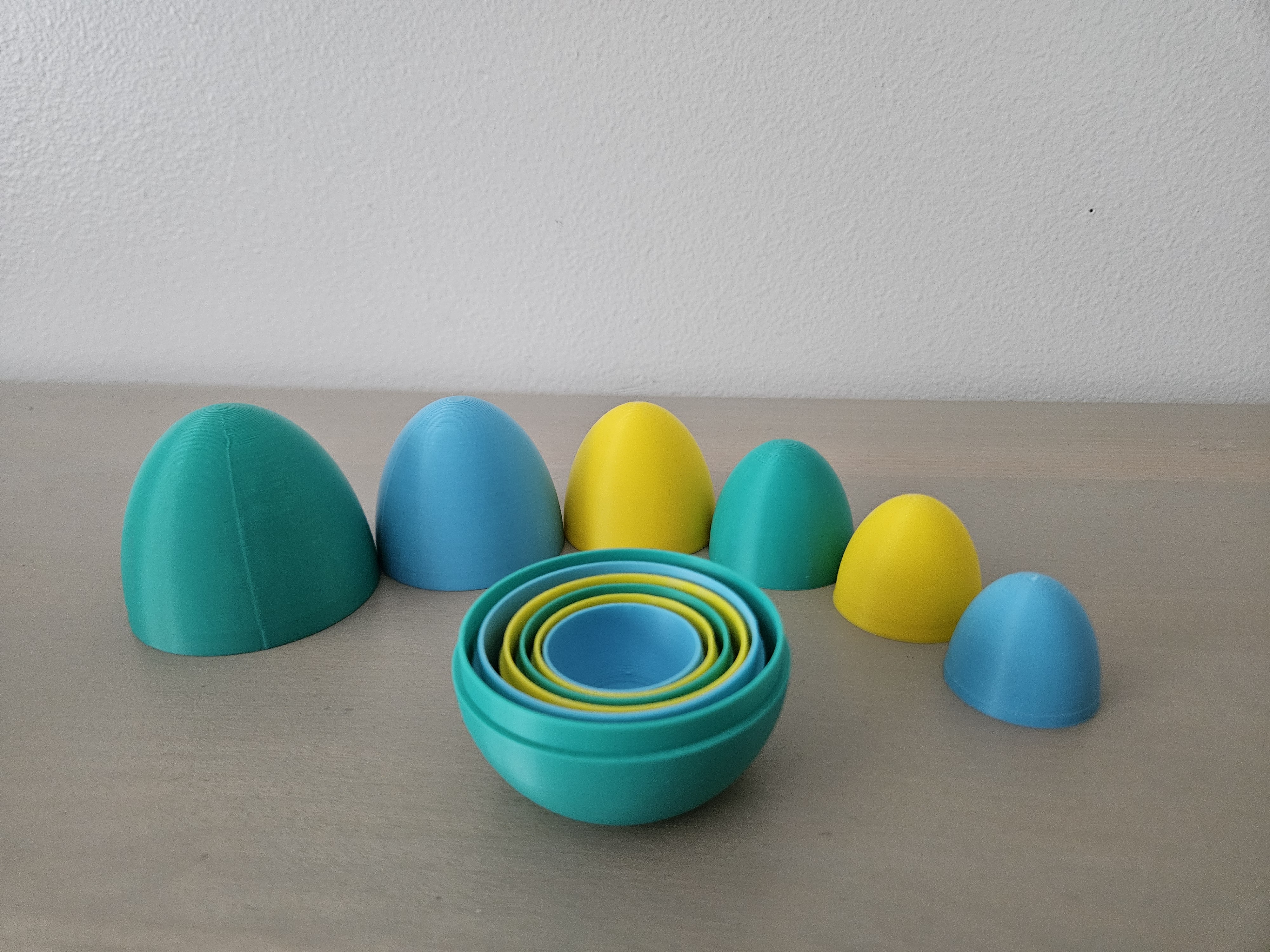 Miniatura 3 do modelo 3D Nesting Easter Egg (No AMS needed!)