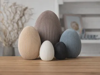Modern Easter decoration Easter egg
