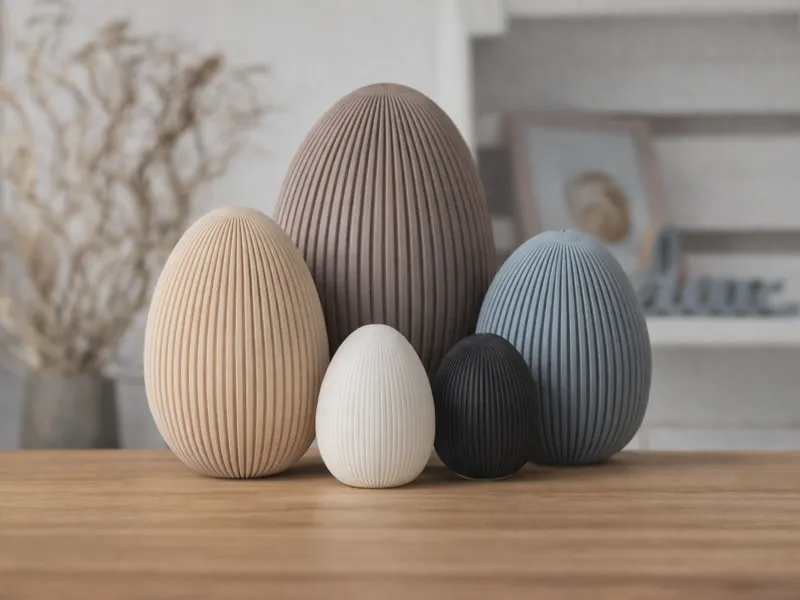 Modern Easter decoration Easter egg
