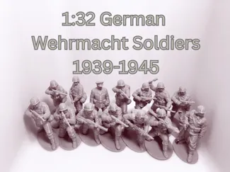1:32 German Wehrmacht Soldiers