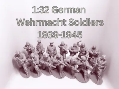 1:32 German Wehrmacht Soldiers