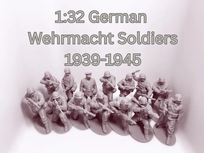 1:32 German Wehrmacht Soldiers