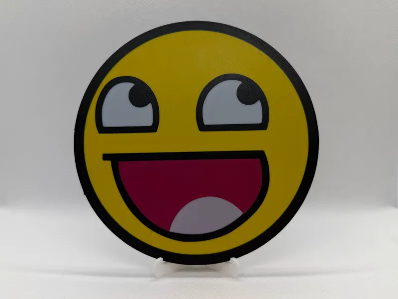 Awesome Face Coaster and Plate