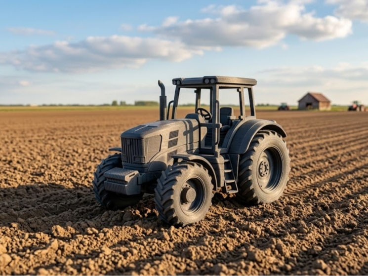 John Deere 7530 Traktor – Detailgetreues 3D-Modell