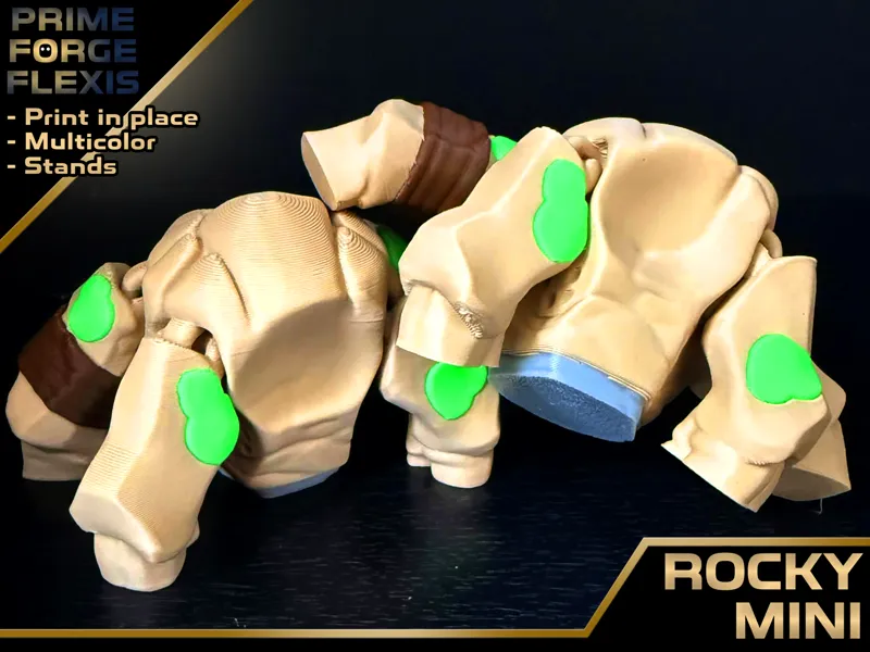 Rocky Multicolor Mini Print-in-Place