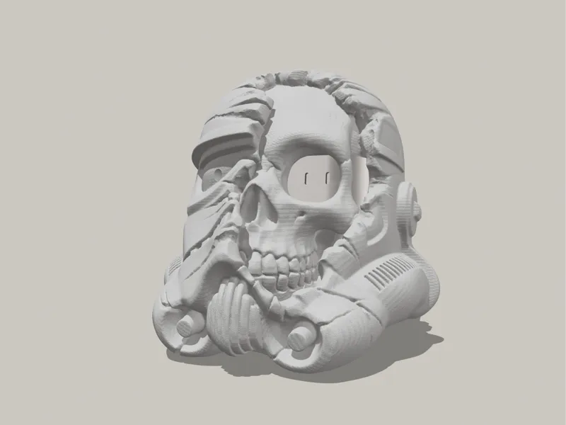 Mac Mini M4 Case_Star Wars Death Trooper Head