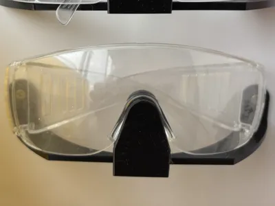 Safety Glasses Holder full support (no wobble)