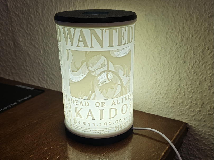 One Piece Lampe Kaido,LinLin und Teach