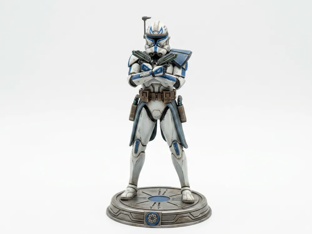 Tapa o cubierta: Captain Rex: 501st Legion Clone Commander. Referencia del modelo original.