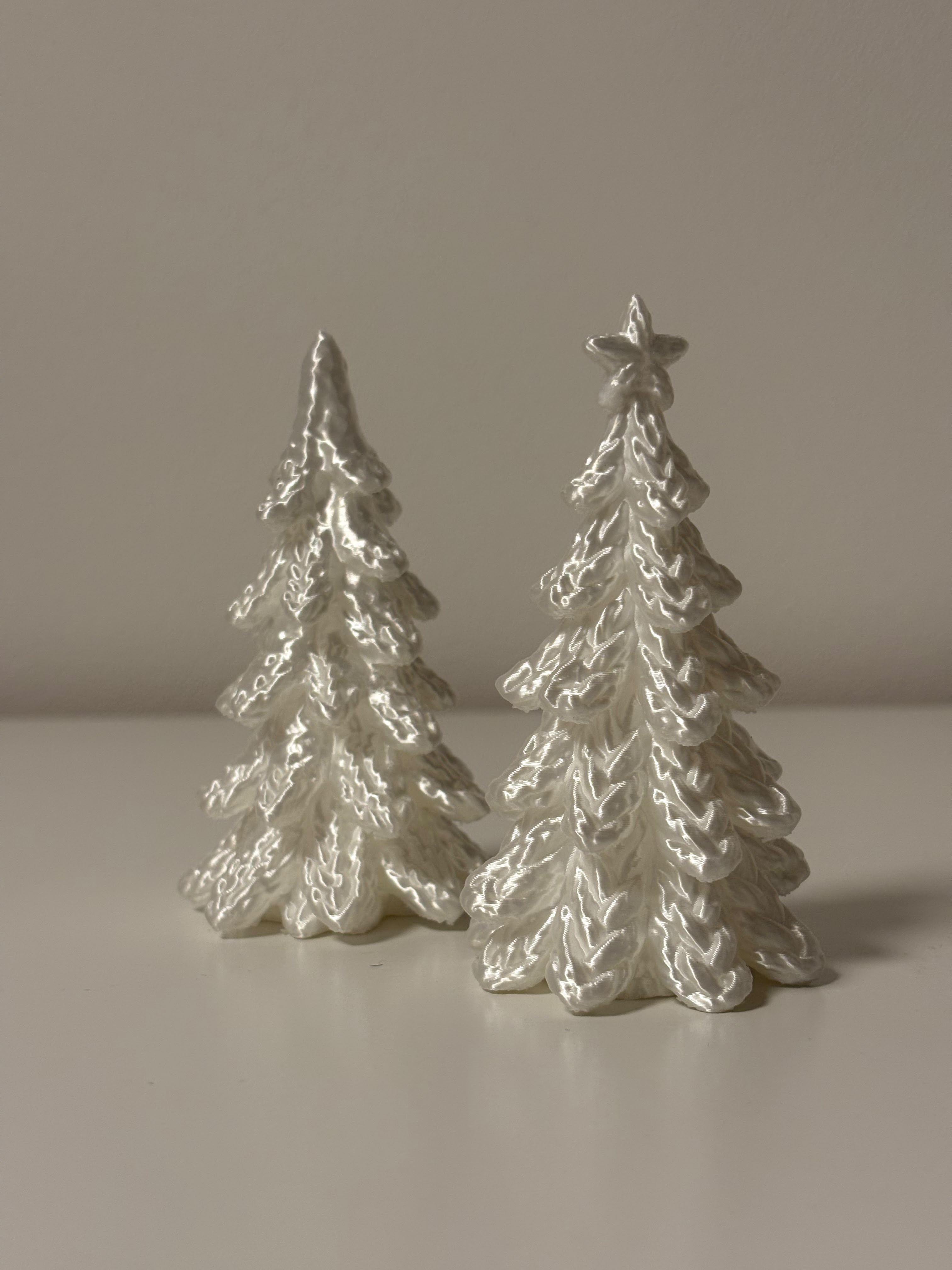 Knitted-Style Christmas Trees Cozy Winter - 1