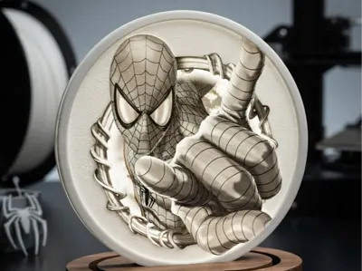 litofania spiderman