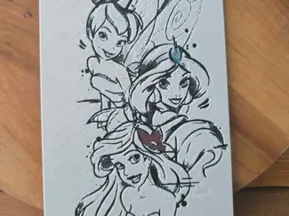 fée clochette, jasmine et ariel 