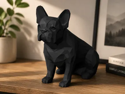 Low Poly French Bulldog