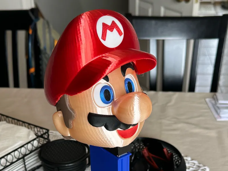 Mario Head for 400% scale Pez Dispenser