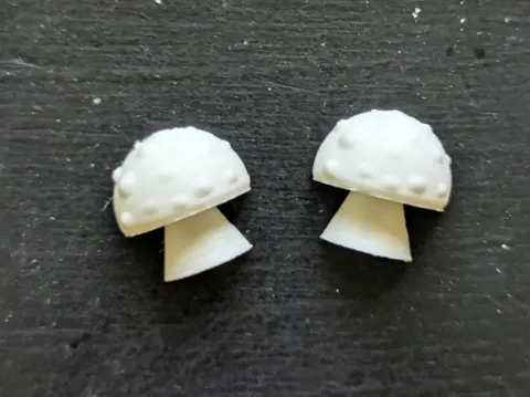 Mushroom Earrings / Magnet