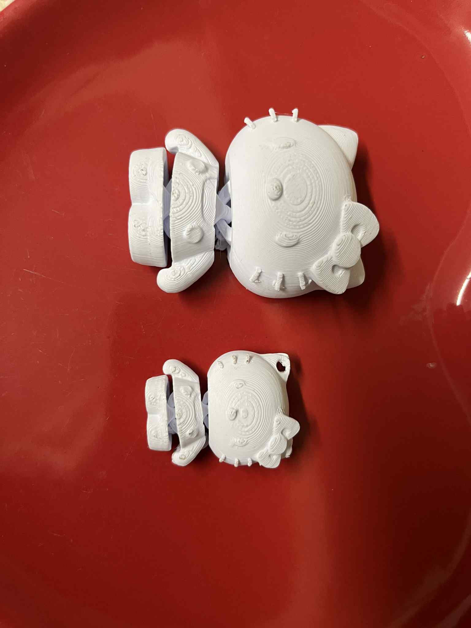 Miniatura 1 do modelo 3D hello kitty flexi keychain