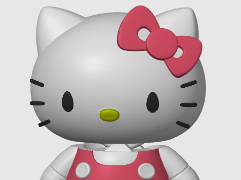 hello kitty flexi keychain