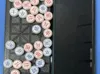 A1 mini Print-in-Place chessboard, 0.4mm nozzle, 0.2mm layer height, 2 walls, 15% infill