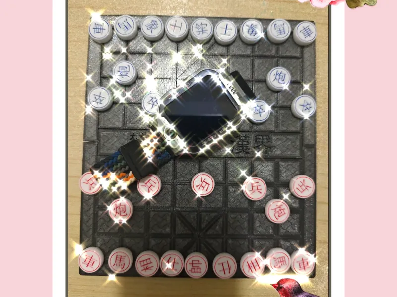A1mini口袋象棋一体打印无支撑比手机还小哦！
