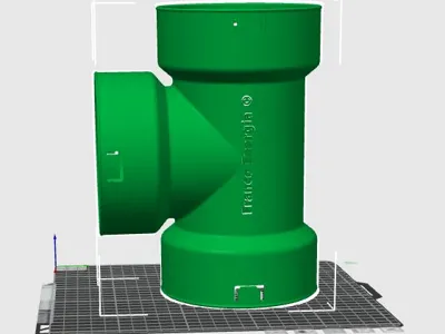 TEE DN110 DRAIN