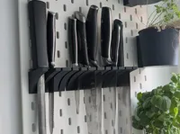 Ikea skadis knife holder
