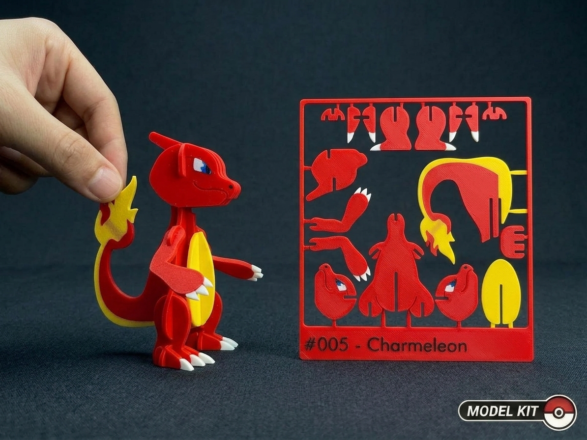 Pokemon #005 - Charmeleon kit card - 1