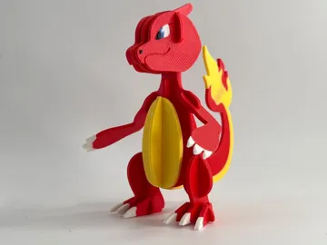 Figura decorativa: Pokemon #005 - Charmeleon kit card — vista de referencia 5