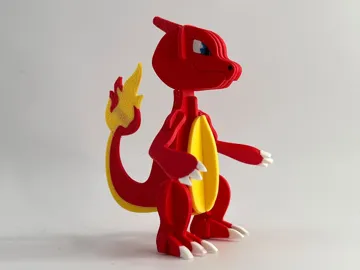 Figura decorativa: Pokemon #005 - Charmeleon kit card — vista de referencia 4