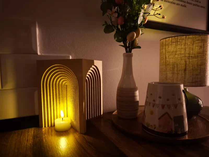 Arcolith Geometric Arc Decor Block