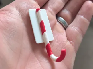 Candy Cane Wall Hook
