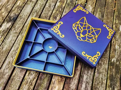 Crystal Cat Treasure Box