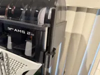 Corner mount Bambu scraper holder for AMS2 PRO