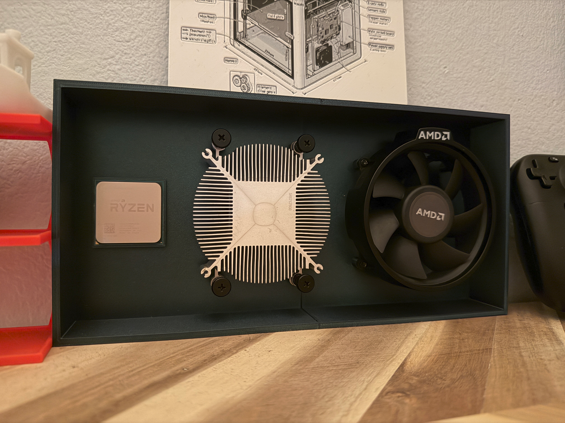 Ryzen CPU Shadow Box Display Frame 