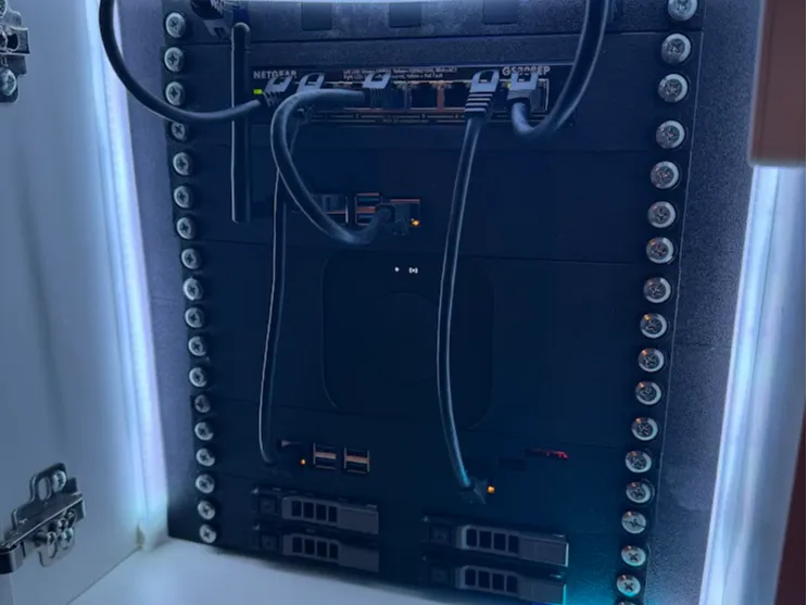 10-Inch Rack Insert – Raspberry Pi Holder Zigbee 