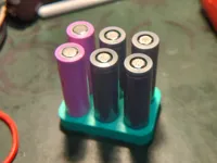 Support pour 6 batteries 18650 — photo 1